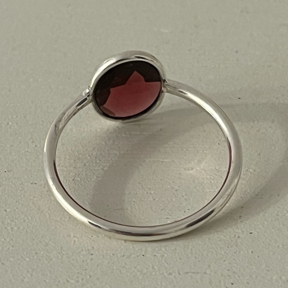 925 Solid Sterling Silver Minimal Stacking Ring R… - image 5